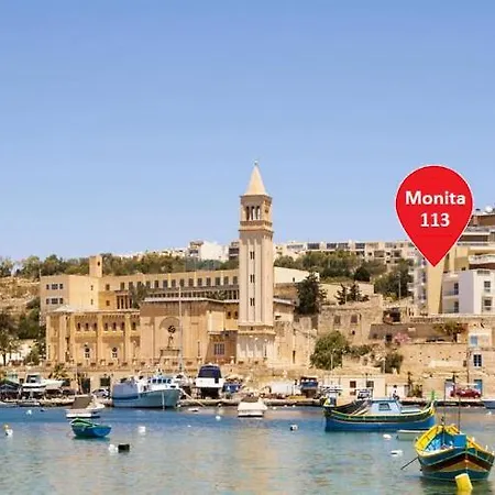 Monita 113, Seaside With Access To Pool And Pleasant Views Marsaskala