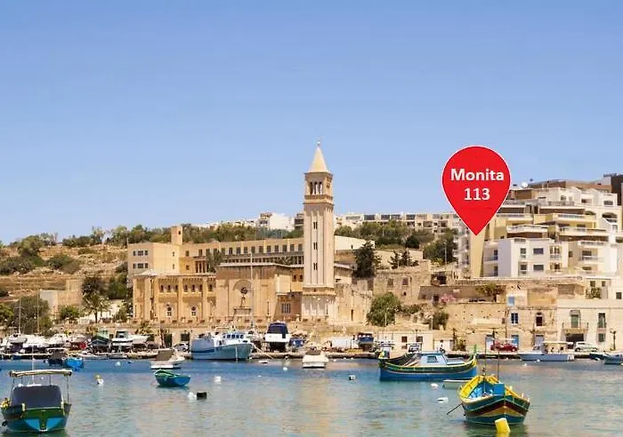 Monita 113, Seaside With Access To Pool And Pleasant Views Marsaskala